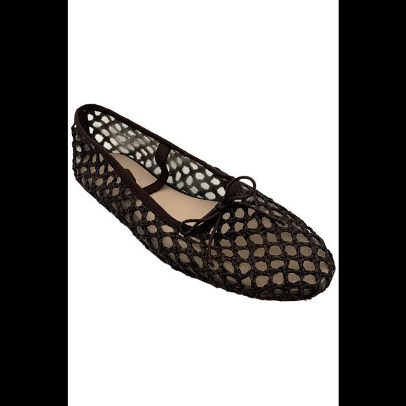 Loeffler Randall Shoes - Loeffler Randall Women's Leonie-CR Ballet Flat Chocolate - Medium